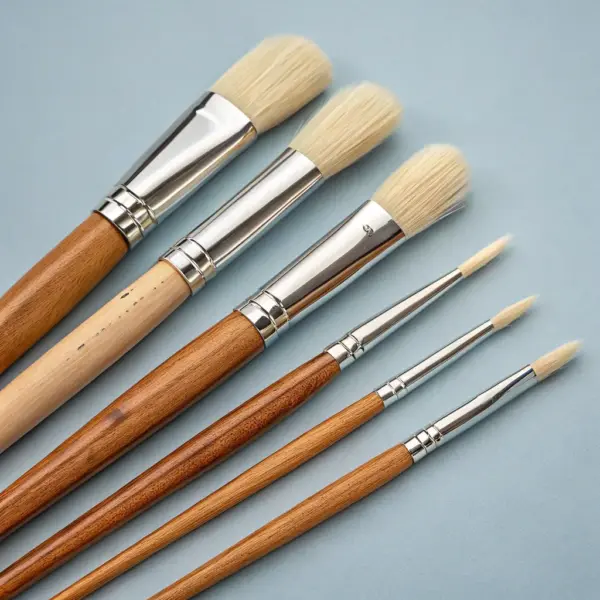Premium Artist Brushes (Set of 10)